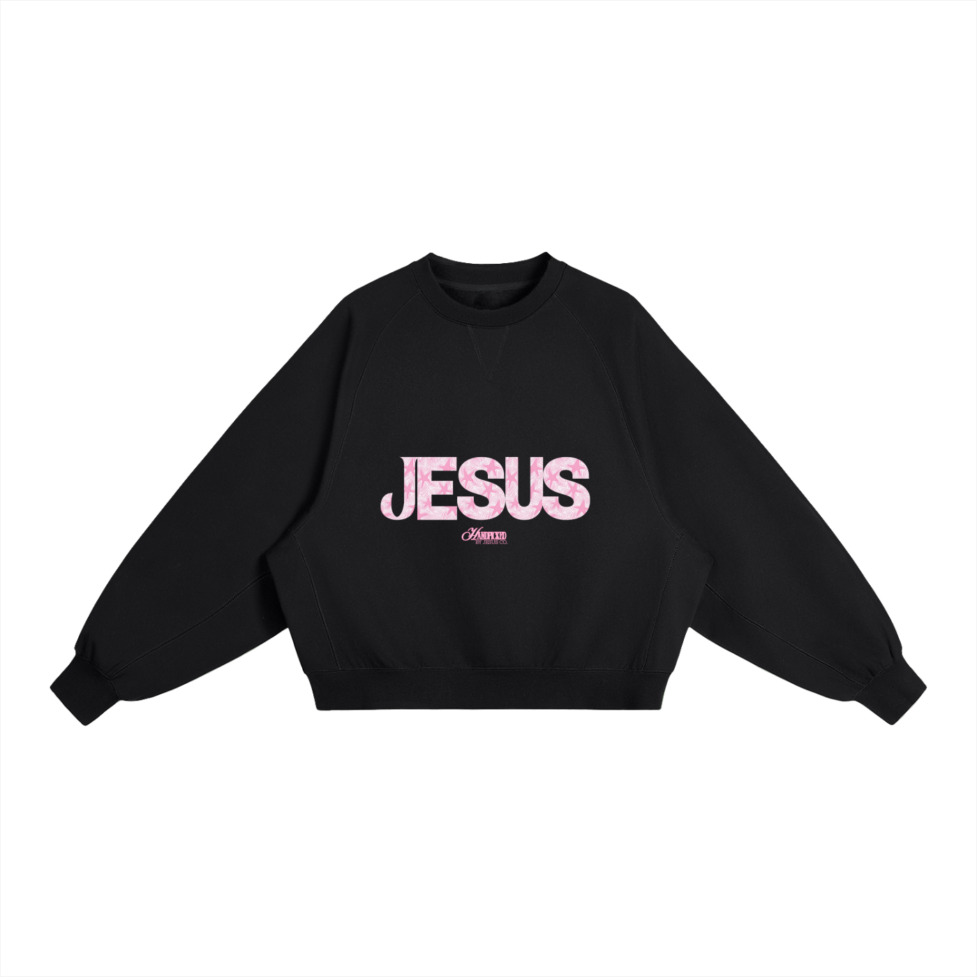 JESUS Star Print Crewneck