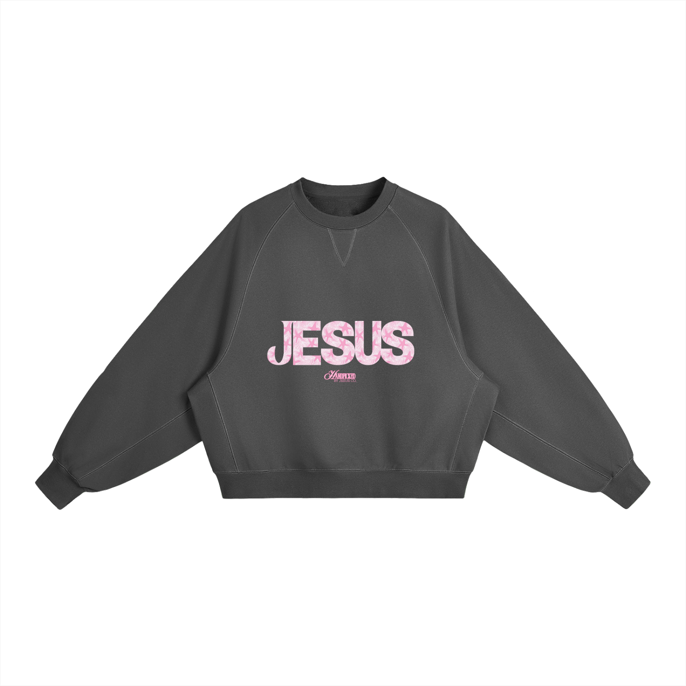 JESUS Star Print Crewneck